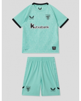 Billige Fotballdrakt Athletic Bilbao Replika Tredjedraktsett Barn 2025-26 Kortermet (med bukser)